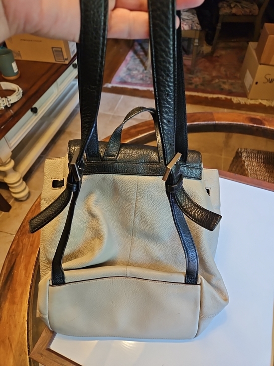 Kate Spade Two-Tone Leather Backpack - Black & Cream main image 15